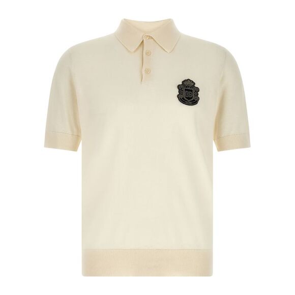 Dolce & Gabbana Men's Dg Patch Polo Shirt